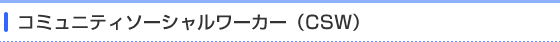 �R�~���j�e�B��\�[�V�������[�J�[�iCSW�j